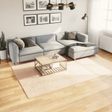 VidaXL Teppich Huarte Kurzflor weich waschbar 200x280 cm Beige
