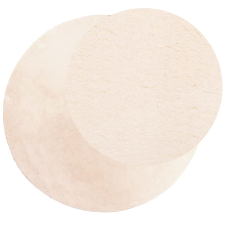 Vidaxl Teppich Huarte Kurzflor weich waschbar ø 160 cm Beige