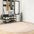 Vidaxl Teppich Huarte Kurzflor weich waschbar ø 200 cm Beige