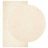 Vidaxx Teppich Huarte Kurzflor weich waschbar 60x110 cm Creme