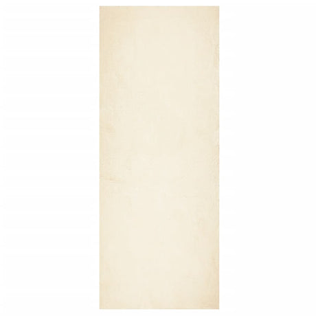 VidaXL Teppich HUARTE Kurzflor weich waschbar 80x200 cm Creme