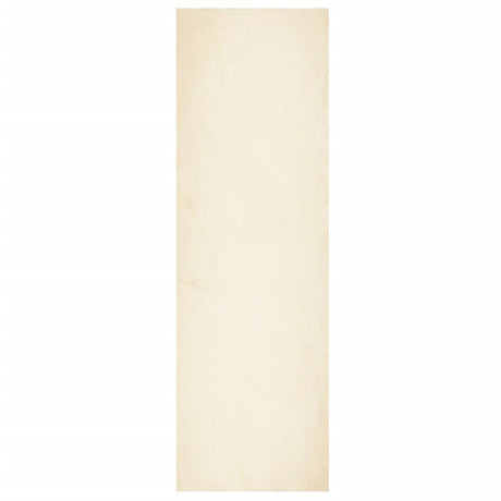 Vidaxx Teppich Huarte Kurzflor weich waschbar 80x250 cm Creme