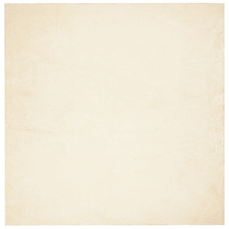 VidaXL Teppich Huarte Kurzflor weich waschbar 120x120 cm Creme