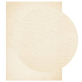 VidaXL Teppich Huarte Kurzflor weich waschbar 140x200 cm Creme