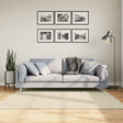 VidaXL Teppich Huarte Kurzflor weich waschbar 160x160 cm Creme