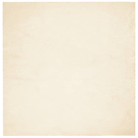 VidaXL Teppich Huarte Kurzflor weich waschbar 200x200 cm Creme