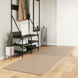 Vidaxx Teppich Huarte Kurzflor weich waschbar 80x250 cm sandfarben