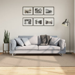 Vidaxx Teppich Huarte Kurzflor weich waschbar 160x230cm sandfarben