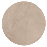 Vidaxl Teppich Huarte Kurzflor weich waschbar ø 120 cm sandfarben