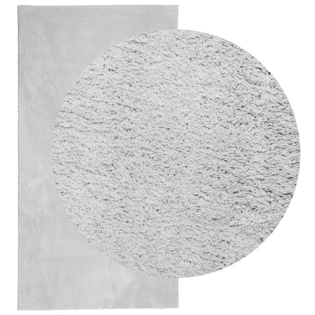 Vidaxx Teppich Huarte Kurzflor weich waschbar 60x110 cm grau