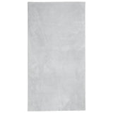 VidaXL Teppich Huarte Kurzflor weich waschbar 80x150 cm grau