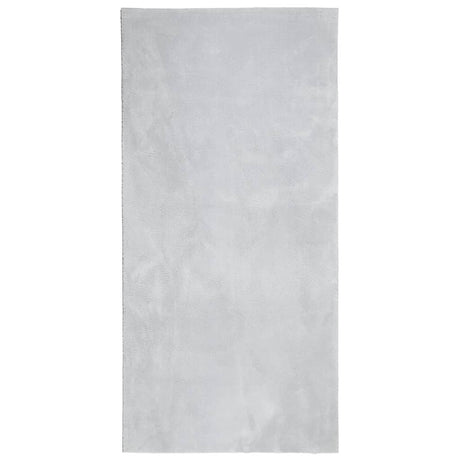 Vidaxx Teppich Huarte Kurzflor weich waschbar 100x200 cm grau
