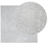 Vidaxx Teppich Huarte Kurzflor weich waschbar 120x120 cm grau