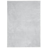 Vidaxx Teppich Huarte Kurzflor weich waschbar 120x170 cm grau
