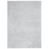 Vidaxx Teppich Huarte Kurzflor weich waschbar 160x230 cm grau