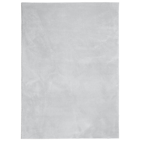 Vidaxx Teppich Huarte Kurzflor weich waschbar 160x230 cm grau
