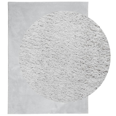 Vidaxx Teppich Huarte Kurzflor weich waschbar 160x230 cm grau