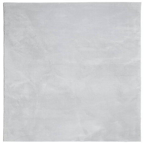 Vidaxx Teppich Huarte Kurzflor weich waschbar 200x200 cm grau