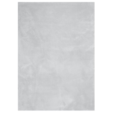 Vidaxx Teppich Huarte Kurzflor weich waschbar 200x280 cm grau