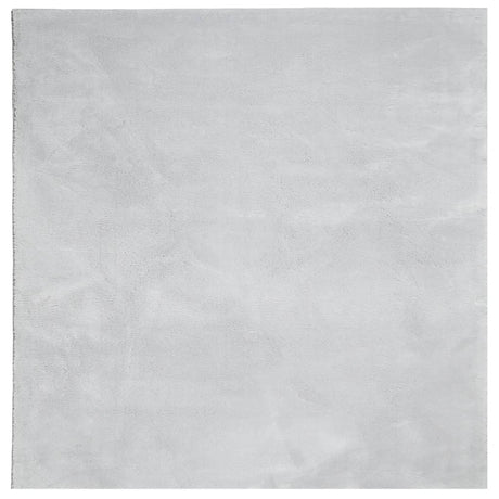 Vidaxx Teppich Huarte Kurzflor weich waschbar 240x240 cm grau