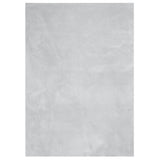 Vidaxx Teppich Huarte Kurzflor weich waschbar 240x340 cm grau