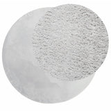 Vidaxl Teppich Huarte Kurzflor weich waschbar ø 80 cm grau