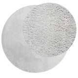 Vidaxl Teppich Huarte Kurzflor weich waschbar ø 120 cm grau