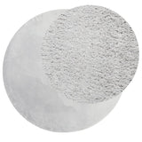 Vidaxl Teppich Huarte Kurzflor weich waschbar ø 160 cm grau