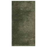 VidaXL Teppich Huarte Kurzflor weich waschbar 60x110 cm Waldgrün