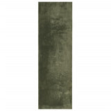 VidaXL Teppich Huarte Kurzflor weich waschbar 80x250 cm Waldgrün