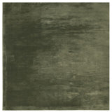 VidaXL Teppich Huarte Kurzflor weich waschbar 160x160 cm Waldgrün