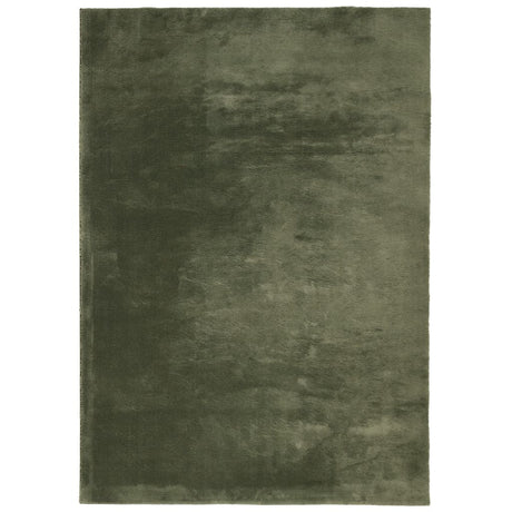 VidaXL Teppich HUARTE Kurzflor weich waschbar 160x230 cm Waldgrün