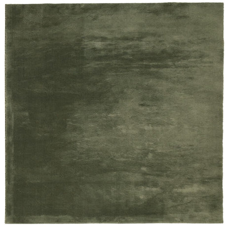 VidaXL Teppich Huarte Kurzflor weich waschbar 200x200 cm Waldgrün