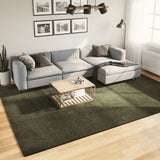 VidaXL Teppich HUARTE Kurzflor weich waschbar 240x340 cm Waldgrün