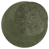 Vidaxl Teppich Huarte Kurzflor weich waschbar ø 160 cm Waldgrün