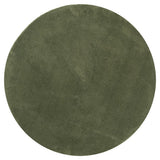 Vidaxl Teppich Huarte Kurzflor weich waschbar ø 200 cm Waldgrün