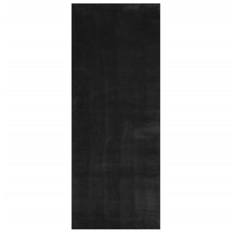 Vidaxx Teppich Huarte Kurzflor weich waschbar 80x200 cm schwarz