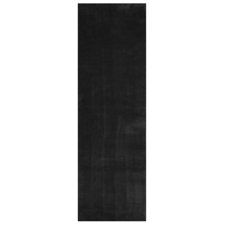 Vidaxx Teppich Huarte Kurzflor weich waschbar 80x250 cm schwarz