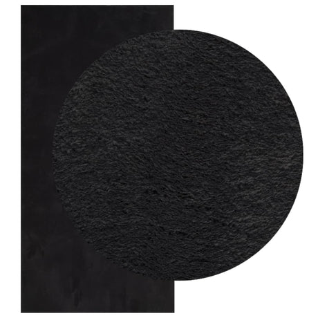 Vidaxx Teppich Huarte Kurzflor weich waschbar 100x200 cm schwarz