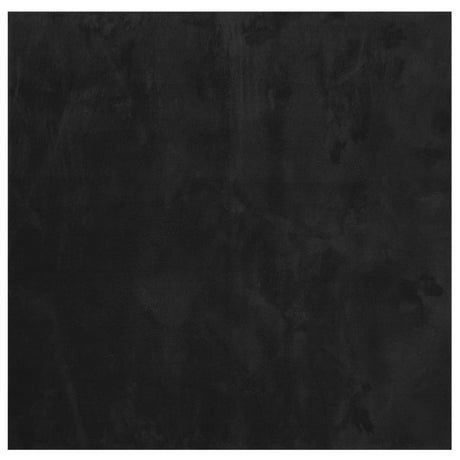 Vidaxx Teppich Huarte Kurzflor weich waschbar 120x120 cm schwarz