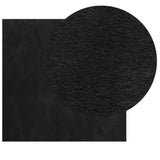 Vidaxx Teppich Huarte Kurzflor weich waschbar 120x120 cm schwarz