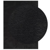 Vidaxx Teppich Huarte Kurzflor weich waschbar 140x200 cm schwarz