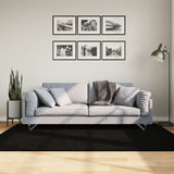 Vidaxx Teppich Huarte Kurzflor weich waschbar 140x200 cm schwarz