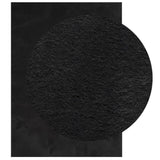 Vidaxx Teppich Huarte Kurzflor weich waschbar 160x230 cm schwarz