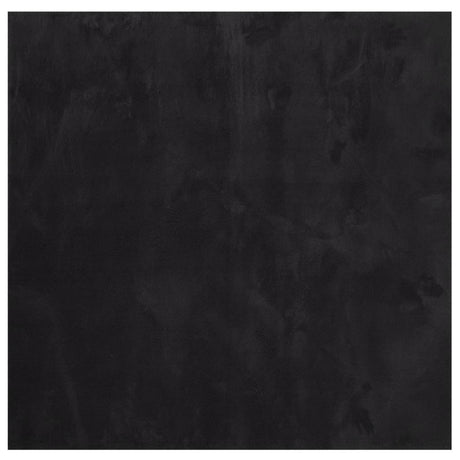 Vidaxx Teppich Huarte Kurzflor weich waschbar 200x200 cm schwarz