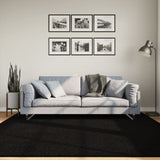 Vidaxx Teppich Huarte Kurzflor weich waschbar 200x200 cm schwarz