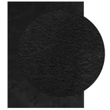 VidaXL Teppich Huarte Kurzflor weich waschbar 200x280 cm schwarz