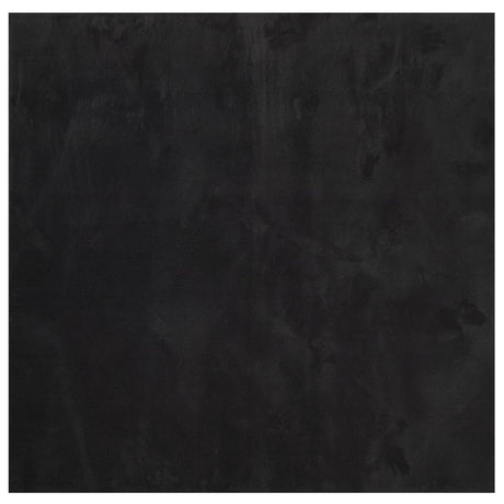 Vidaxx Teppich Huarte Kurzflor weich waschbar 240x240 cm schwarz