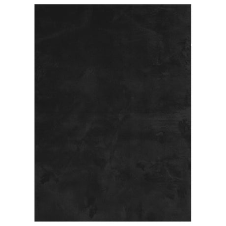 Vidaxx Teppich Huarte Kurzflor weich waschbar 240x340 cm schwarz
