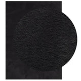 Vidaxx Teppich Huarte Kurzflor weich waschbar 240x340 cm schwarz
